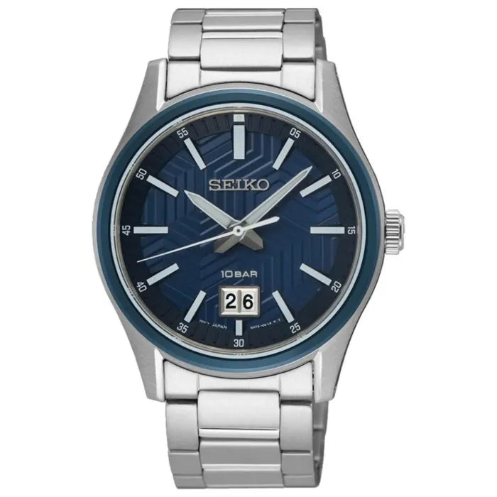 Seiko SUR559P1 Quartz Men's Watch Blue Dial Stainless Steel